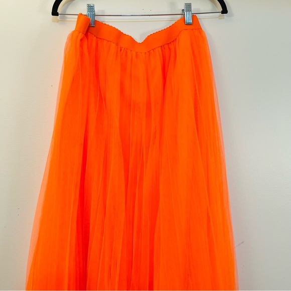 🌶️  SHEIN Neon Orange Tulle Skirt -perfect for your Eras Tour Outfit! - Picture 11 of 14